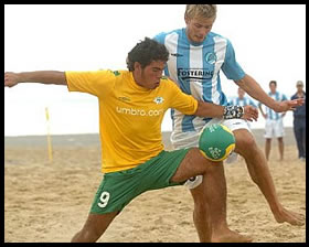 The Bees Beach Soccer Team Win National Championship