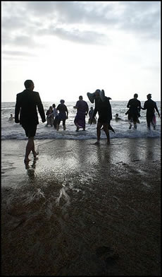 Boxing Day Swims On The Isle of Wight