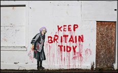 keep britain tidy banksy by wooster